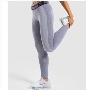 Gymshark Flex Leggings/Purple Marl/ Mid Rise💜